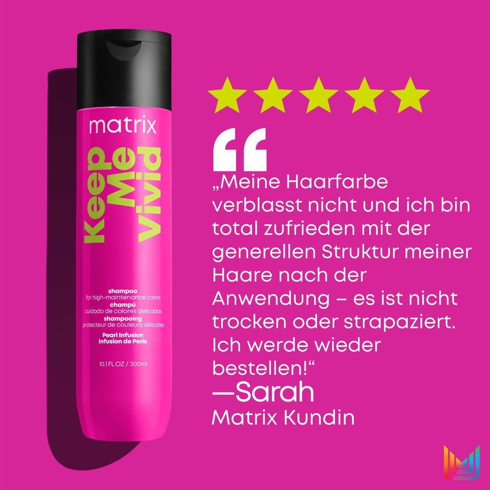 Matrix Total Results Coffret Keep Me Vivid XMAS - Shampoing 300 ml + Après-shampooing 300 ml + Miracle Creator 190 ml
