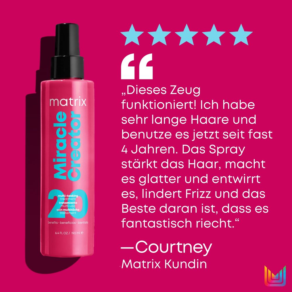 Matrix Total Results Coffret Keep Me Vivid XMAS - Shampoing 300 ml + Après-shampooing 300 ml + Miracle Creator 190 ml