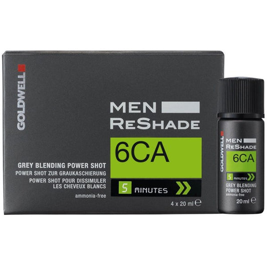 Goldwell Men Reshade 6CA 4 x Shots 20 ml - dark ash blonde