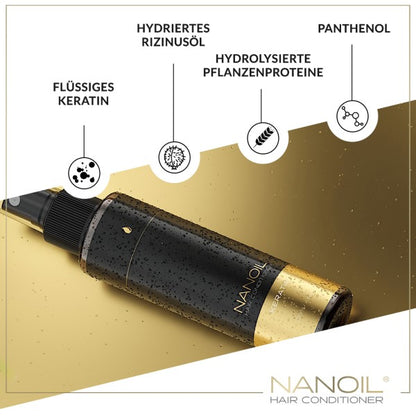 Nanoil Après-shampoing capillaire à la kératine 125 ml 
