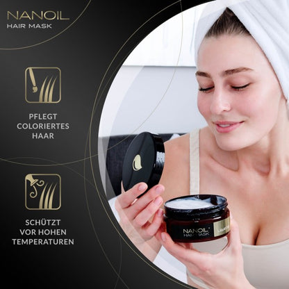 Nanoil Masque Capillaire Liquide à la Soie 300 ml 