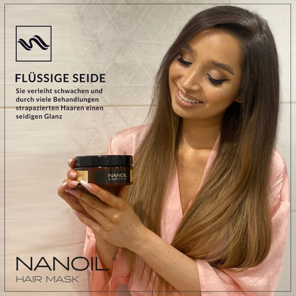 Nanoil Masque Capillaire Liquide à la Soie 300 ml 