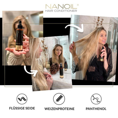Nanoil Après-shampoing liquide en soie 125 ml 