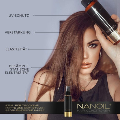 Nanoil Après-shampoing liquide en soie 125 ml 