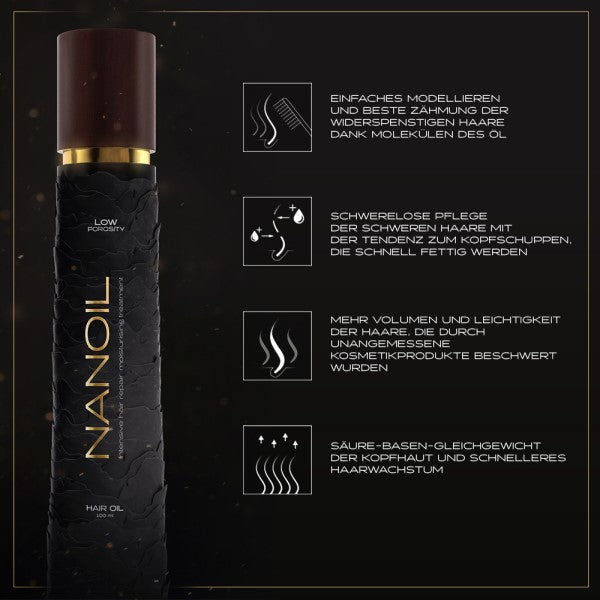 Nanoil Low Porosity 100 ml - Hair Oil 