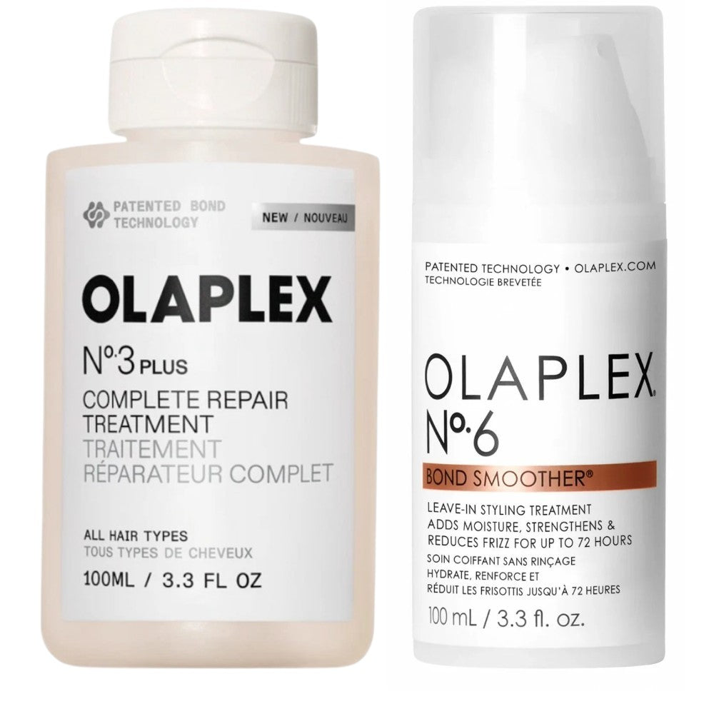 Ensemble Olaplex - Perfecteur de cheveux No. 3 + Bond Smoother No. 6 