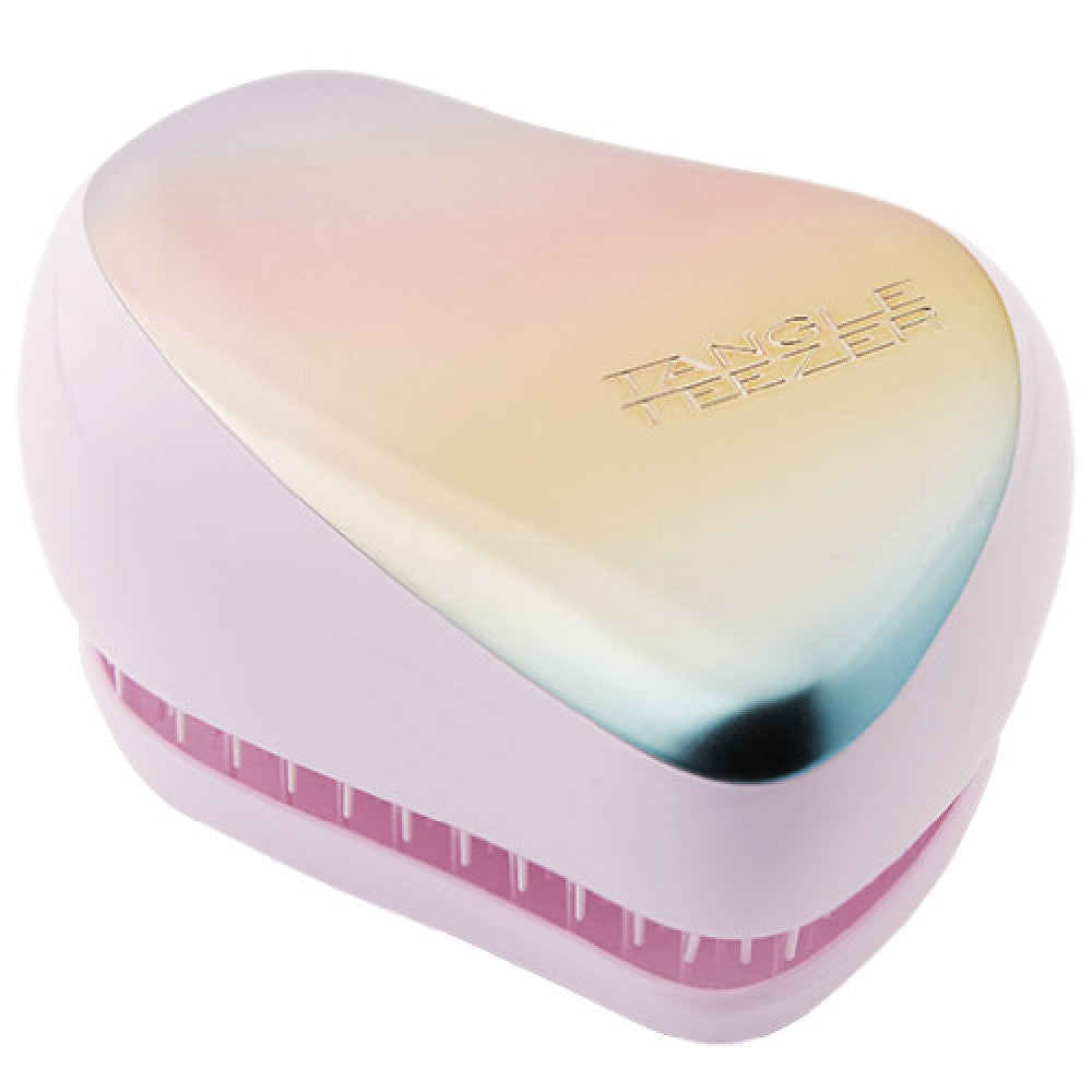 Tangle Teezer Compact Styler Nacré Mat Chrome - Brosse à cheveux