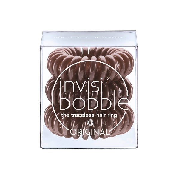 Invisibobble ORIGINAL Bretzel Brown - élastique à cheveux 3 pièces