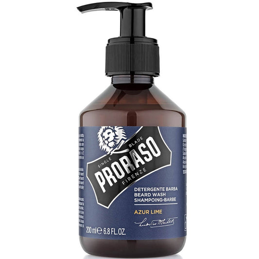 Proraso Shampooing Nettoyant Barbe Azur Lime 200 ml