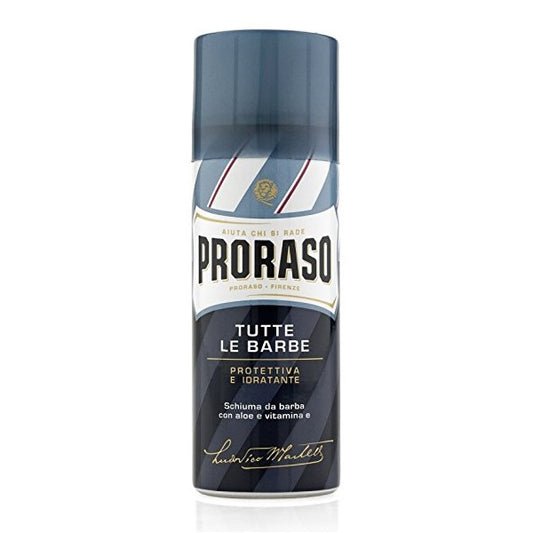 Mousse à raser Proraso Bleue 400ml - Tutte Le Barbe
