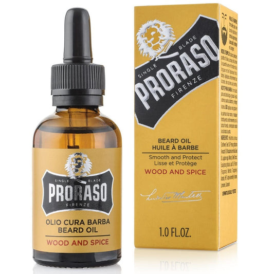 Proraso Huile à Barbe Bois &amp; Épices 30 ml