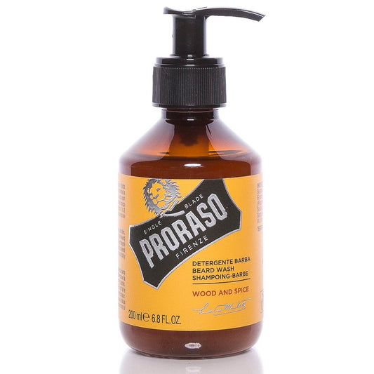 Proraso Shampooing Nettoyant Pour Barbe Bois Et Épices 200 ml