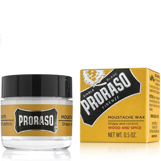 Cire à Moustache Bois &amp; Épices Proraso 15g