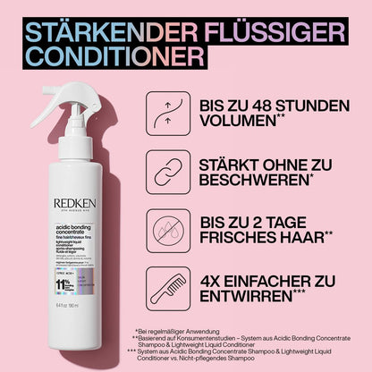 Redken Acidic Bonding Concentrate Après-shampooing liquide léger 190 ml