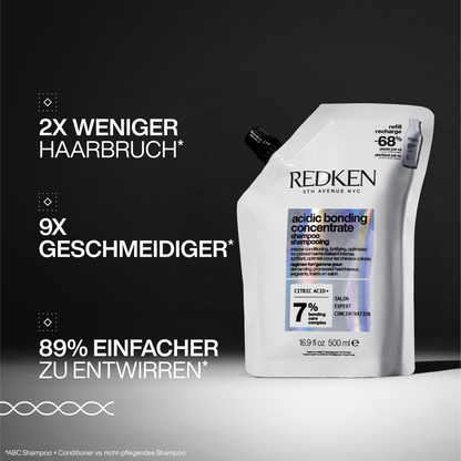 Redken Acidic Bonding Concentrate Shampoo Refill Pouch 500 ml
