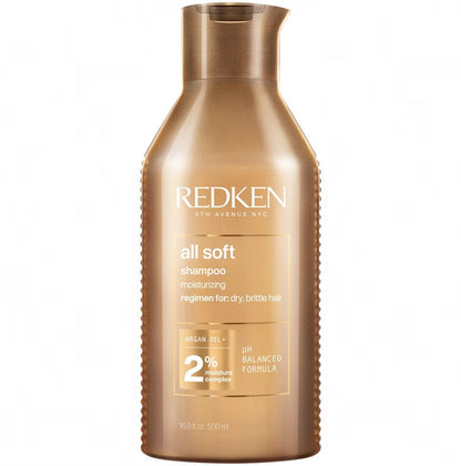 Redken All Soft Set - Shampoing 500 ml + Après-shampooing 500 ml