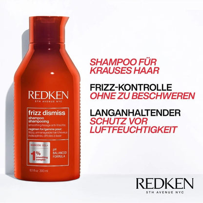 Redken Frizz Dismiss Geschenkset – Shampoo 300 ml + Conditioner 300 ml + One United 150 ml