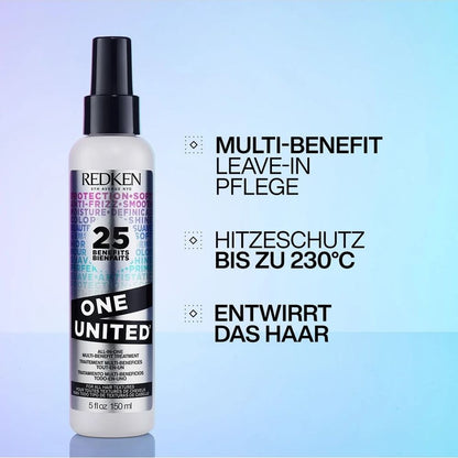 Redken Volume Geschenkset – Shampoo 300 ml + Conditioner 300 ml + One United 150 ml