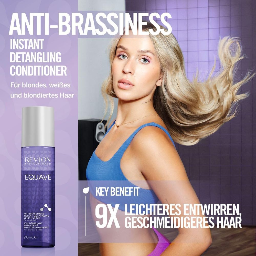 Revlon Equave Anti-Brassiness Instant Detangling Conditioner 200 ml