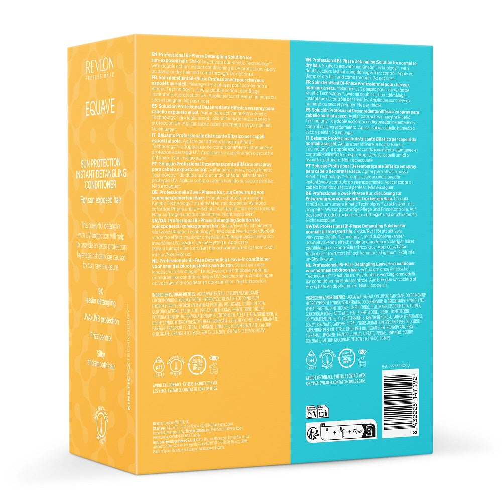 Revlon Equave Geschenkset - Hydro Detangling Conditioner 200ml + Sun Conditioner 100ml