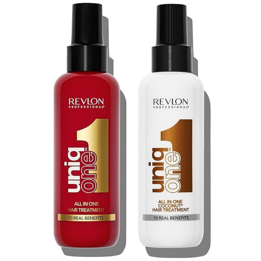 Revlon Uniq One ​​​​Set Traitement capillaire tout-en-un 150 ml + Traitement capillaire à la noix de coco 150 ml