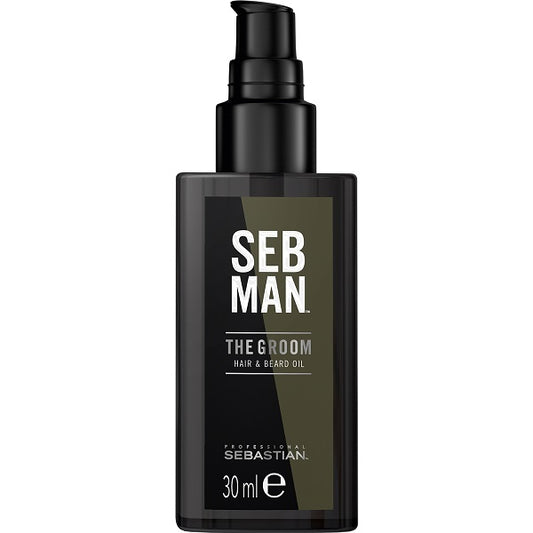 Sebastian SebMan The Groom 30ml - Huile Cheveux &amp; Barbe