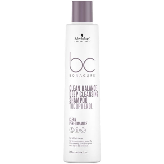 Schwarzkopf BC Bonacure Clean Balance Shampooing Nettoyant en Profondeur 250 ml