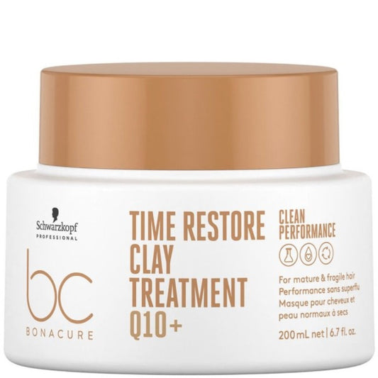 Schwarzkopf BC Bonacure Q10 Time Restore Traitement à l'Argile 200 ml