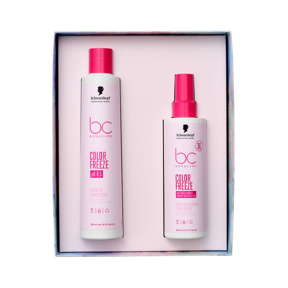 Schwarzkopf BC Color Freeze Geschenkset - Shampoo 250 ml + Spray Conditioner 200 ml