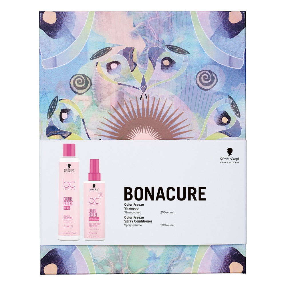 Schwarzkopf BC Color Freeze Geschenkset - Shampoo 250 ml + Spray Conditioner 200 ml