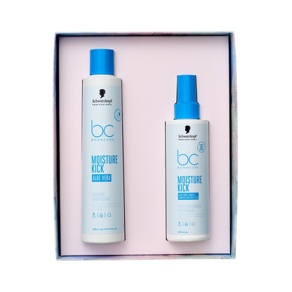 Schwarzkopf BC Moisture Kick Geschenkset - Shampoo 250 ml + Spray Conditioner 200 ml