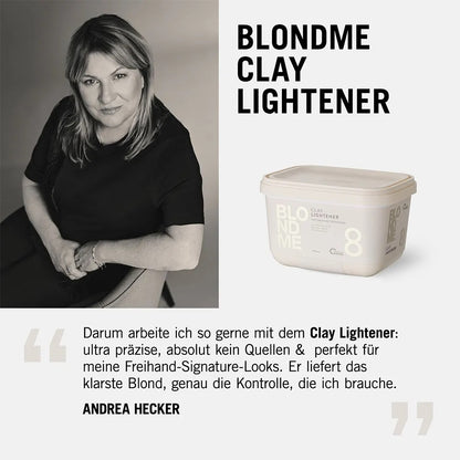 Schwarzkopf Blondme CLAY Lightener 8 Aufheller 350g