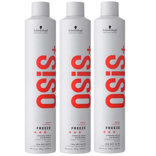 Schwarzkopf Osis Freeze Laque Tenue Forte 3x500ml