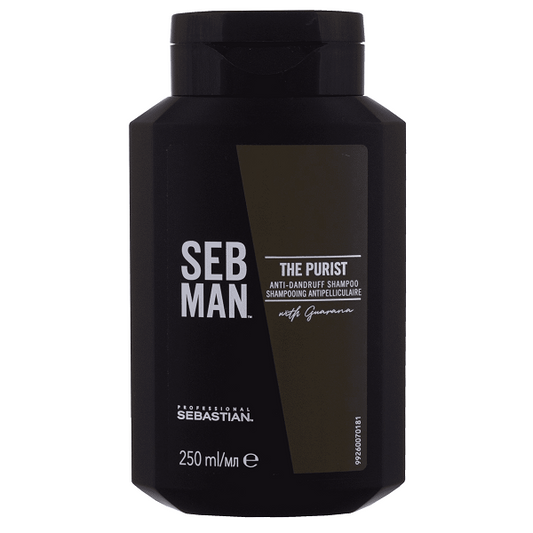 Sebastian SebMan The Purist Shampoo 250ml - Anti-Dandruff Shampoo