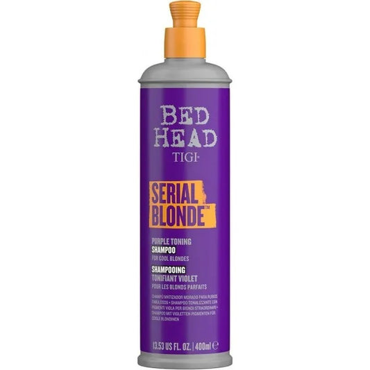 Tigi Bed Head Serial Blonde Purple Toning Shampoo 400 ml - NEW