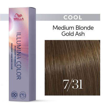 7/31 mittelblond gold-asch