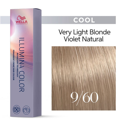 9/60 lichtblond violett-natur