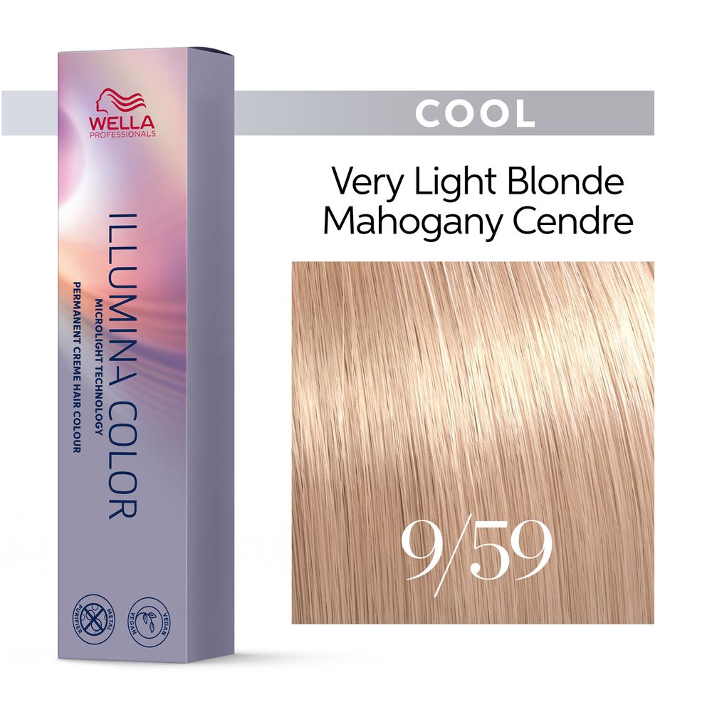 9/59 lichtblond mahagoni-centre