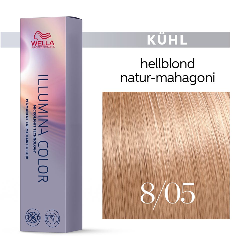 8/05 hellblond natur-mahagoni