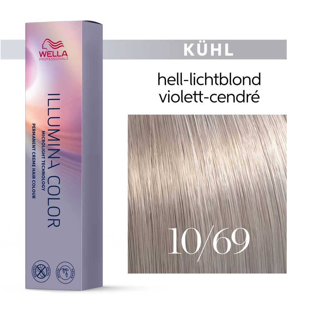 10/69 hell-lichtblond violett-cendre