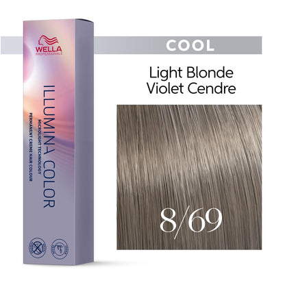 8/69 hellblond violett-cendre