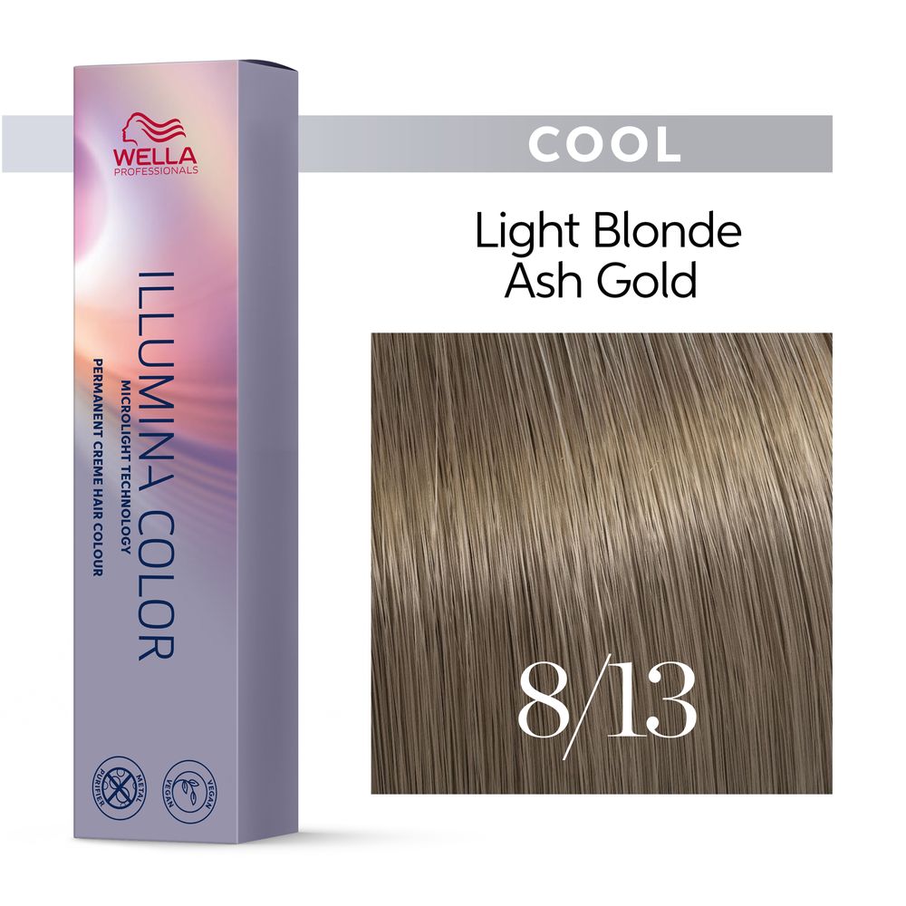 8/13 hellblond asch-gold