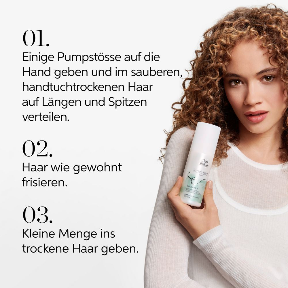Wella Professionals NutriCurls Curlixir Balm baume de soin pour cheveux bouclés 150 ml