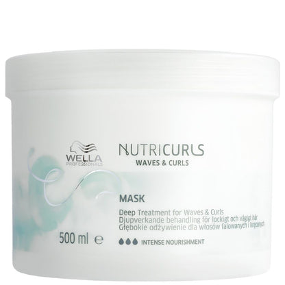 Wella Professionals Nutricurls Masque pour cheveux bouclés et ondulés 500 ml