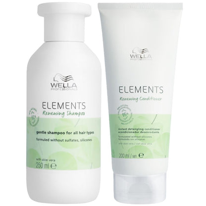 Coffret Wella Professionals Elements Renewing - Shampoing 250 ml + Après-shampoing 200 ml