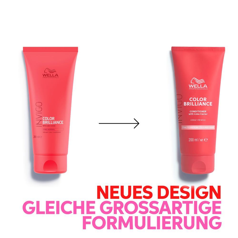 Après-shampoing Wella Professionals Invigo Color Brilliance pour cheveux fins 200 ml