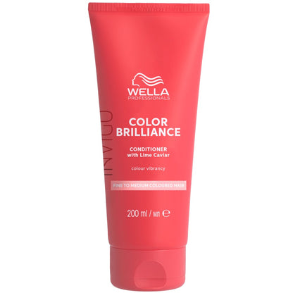 Coffret cadeau Wella Professionals Invigo Color Brilliance : shampoing 300 ml, après-shampoing 200 ml, masque 150 ml et trousse de maquillage