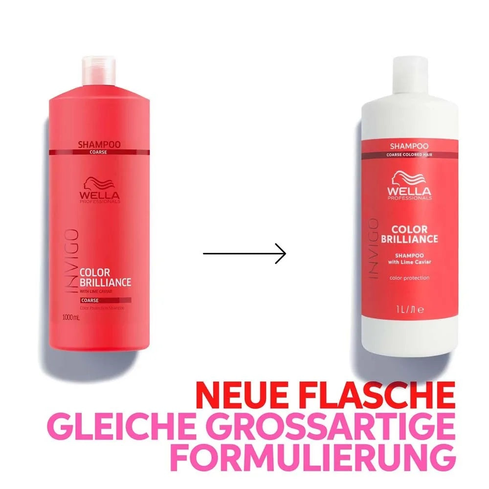 Wella Professionals Invigo Color Brilliance Shampooing Cheveux Épais 1000 ml
