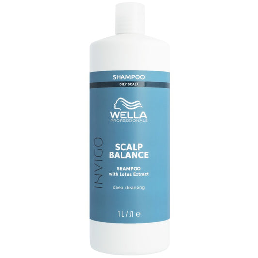 Wella Professionals Invigo Scalp Balance Pure Shampooing 1000 ml - Cuir chevelu gras
