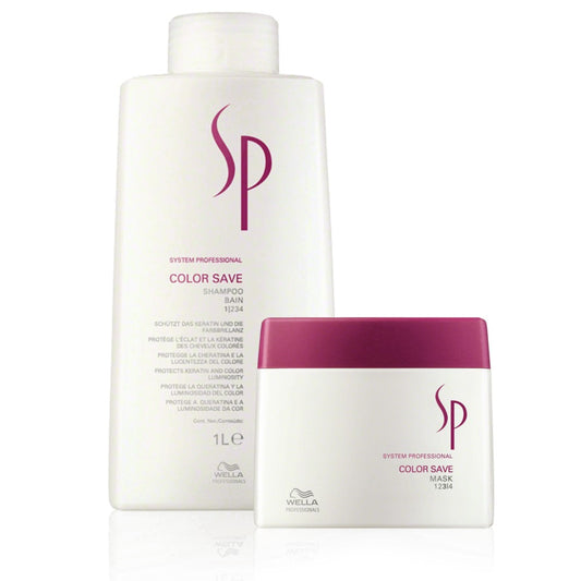 Wella SP System Professional Color Save Set Shampooing 1000 ml + Masque 400 ml